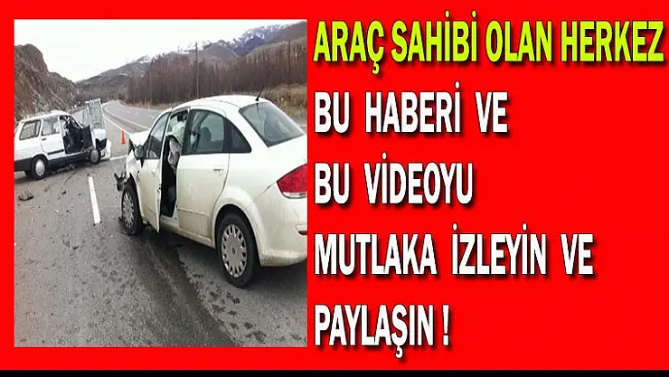 ARACINIZDA KAZA SONRASI OLUŞAN DEĞER KAYBINI ALDINIZMI ?