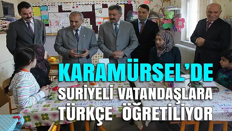 Karamürsel'de Suriyeli Öğrencilere Türkçe Öğretiliyor