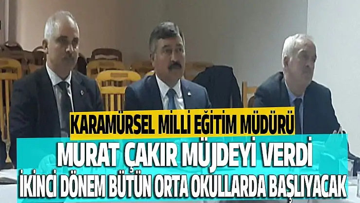 Murat Çakır müjdeyi verdi, ikinci dönem başlıyor