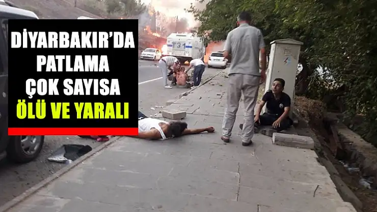 Diyarbakır'da şiddetli büyük patlama!