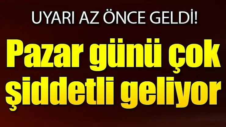 23 Nisan için Meteoroloji'den Kritik Uyarı