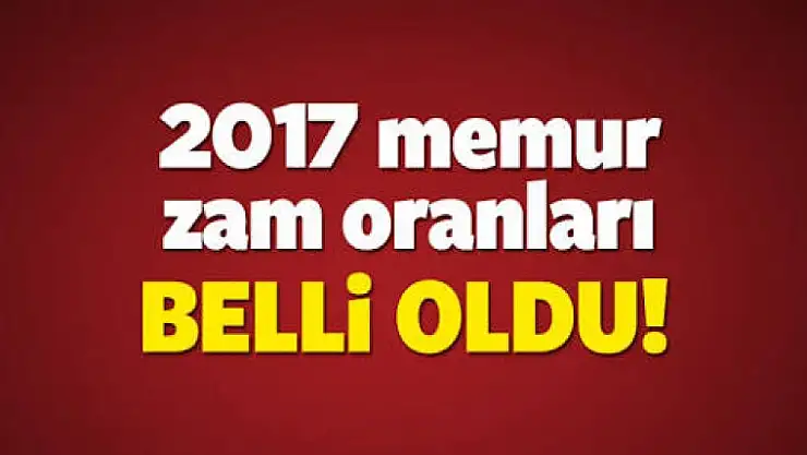Memura son dakik zam haberleri (04.10.2016)