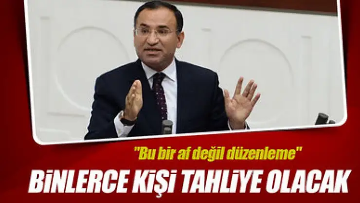 Binlerce mahkum tahliye oluyor