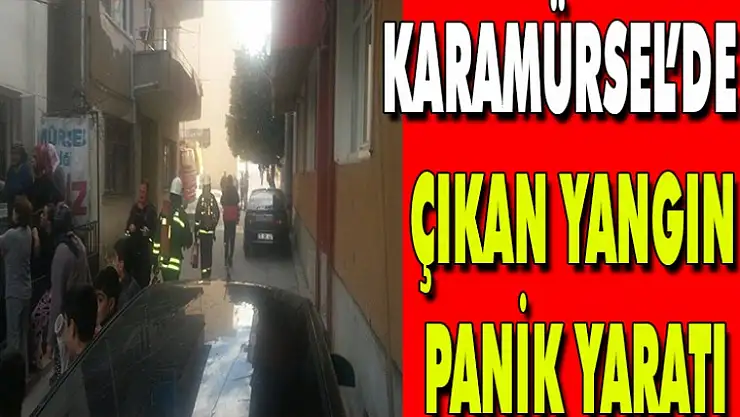 4 Temmuz mahallesinde çıkan yangın mahallede panik yarattı