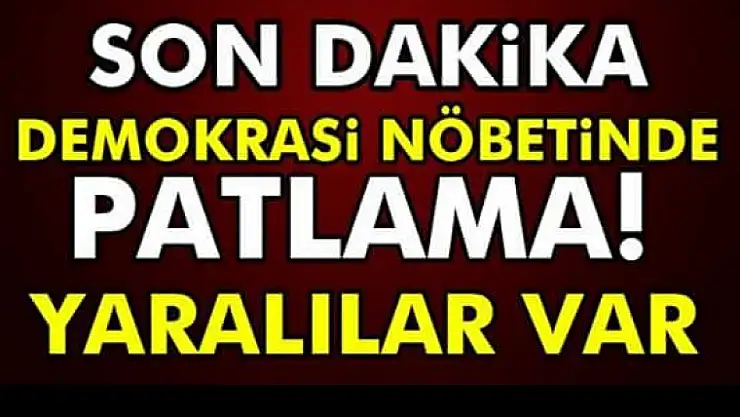 Son dakika: Antalya'da patlama