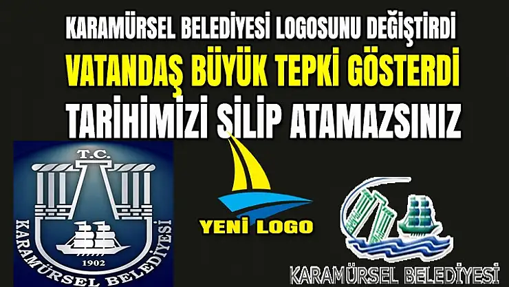 Karamürsel Belediyesinin yeni logosu beğenilmedi