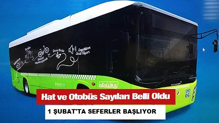 Yeni otobüsler 1 Şubat'ta Karamürsel'den seferlere başlıyor