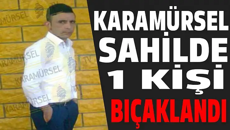 Sahilde çıkan kavgada 1 kişi bıçaklandı!