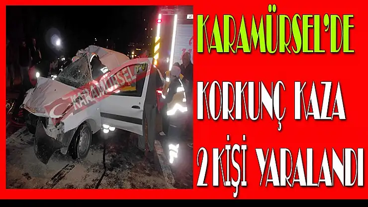 Karamürsel'de Otomobil Park Halindeki TIR'a Çarptı: 2 Ağır Yaralı