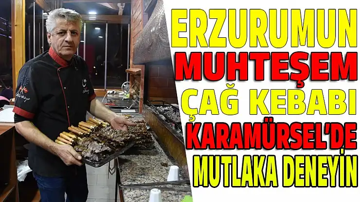 Karamürsel'de muhteşem 'ÇAĞ KEBABI'