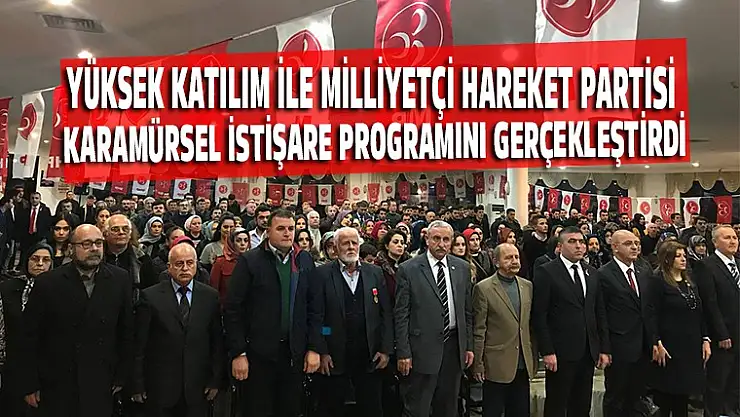 KARAMÜRSEL İSTİŞARE PROGRAMINI GERÇEKLEŞTİRDİ