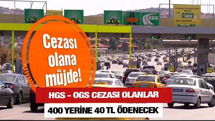 HGS ve OGS Ceza İndirimi