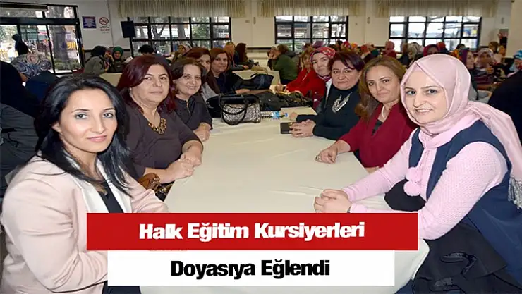 Karamürsel'de Halk Eğitim Kursiyerleri Doyasıya Eğlendi