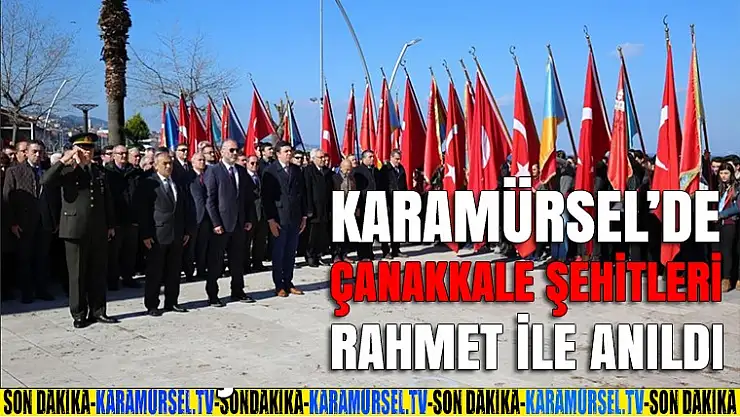 Karamürsel'de Çanakkale Şehitleri Törenle Anıldı