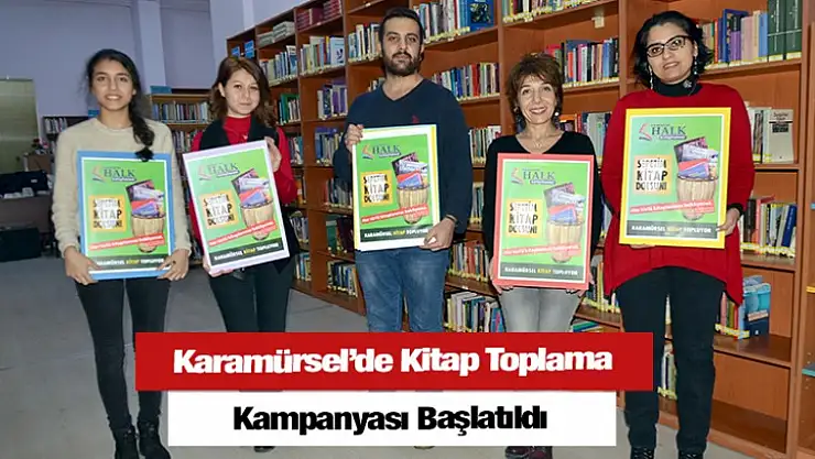 Karamürsel'de 'Kitap Toplama Kampanyası' Başlatıldı