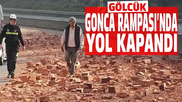 Gonca rampasında yol kapandı