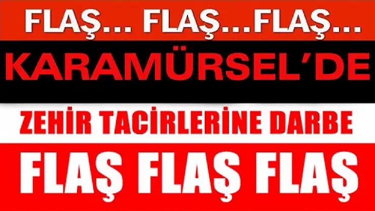 Karamürsel'de esrar yakalandı