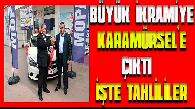 Büyük ikramiye Karamürsel'e çıktı işte tahlililer