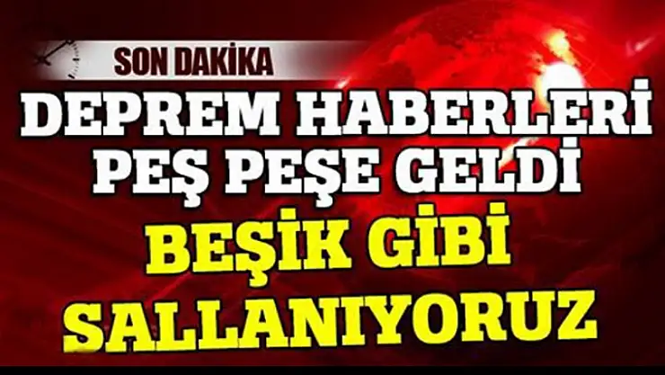 Son dakika: Manisa'da depremler