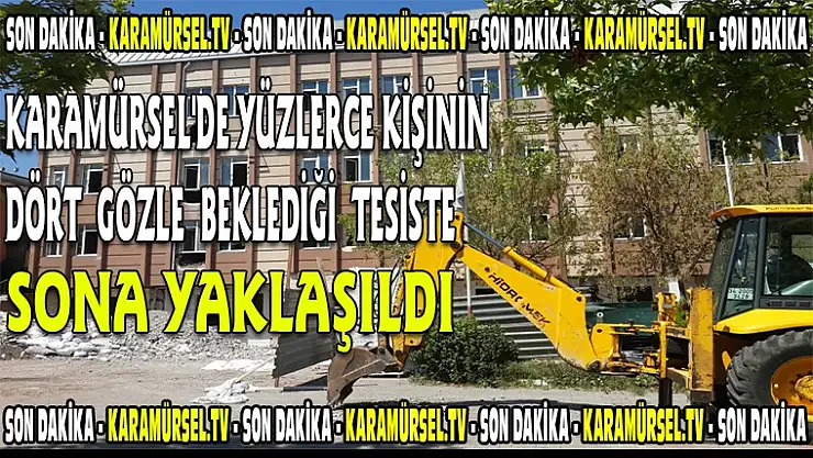 Karamürsel'de bir çok kişi bu tesisi bekliyor