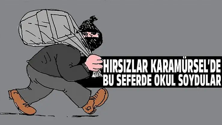 Hırsızlar Karamürsel'de okul soydular