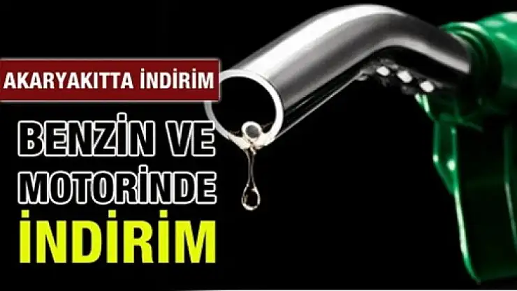 Benzin ve Motorine indirim yolda