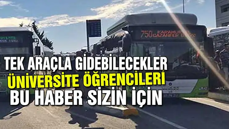 UlaşımPark ile 12 ilçeden KOÜ'ye kolay ulaşım  başladı