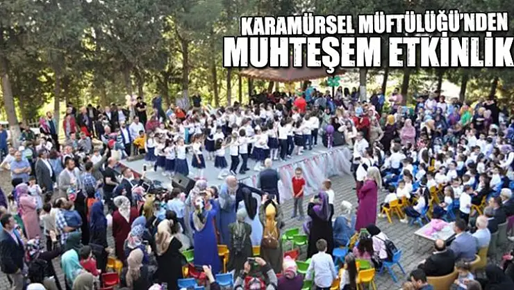 Karamürsel'de minikler yıl sonu şenliğinde doyasıya eğlendi