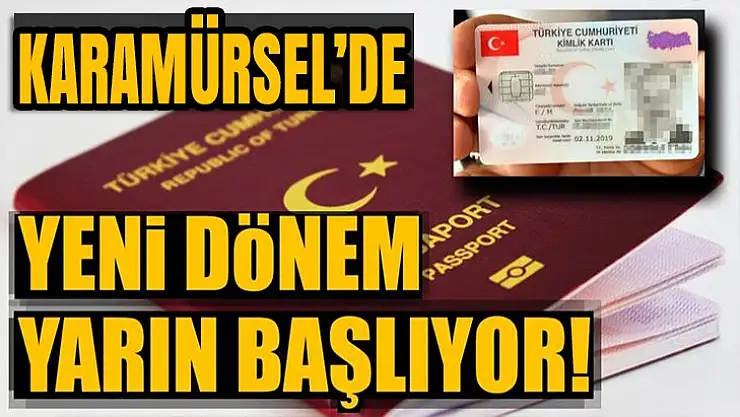 Karamürsel Nüfus müdürlüğünden önemli yenilik