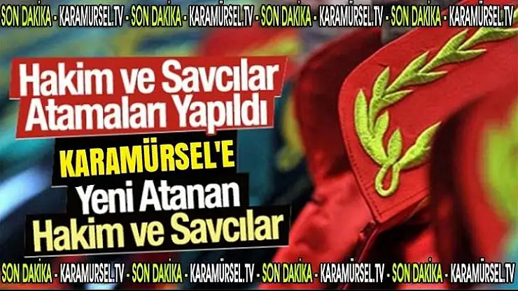 Karamürsel Adliyesi'nden yeni atamalar yapıldı!
