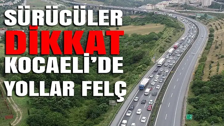 Dikkat! Otoban'da trafik durma noktasına geldi!