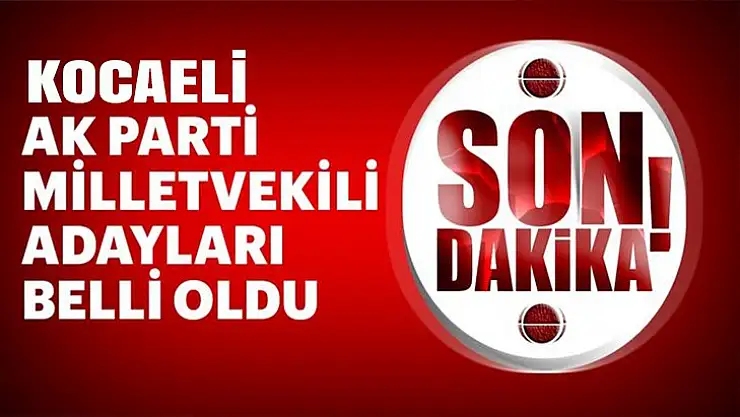 İşte AKP'nin listesi!