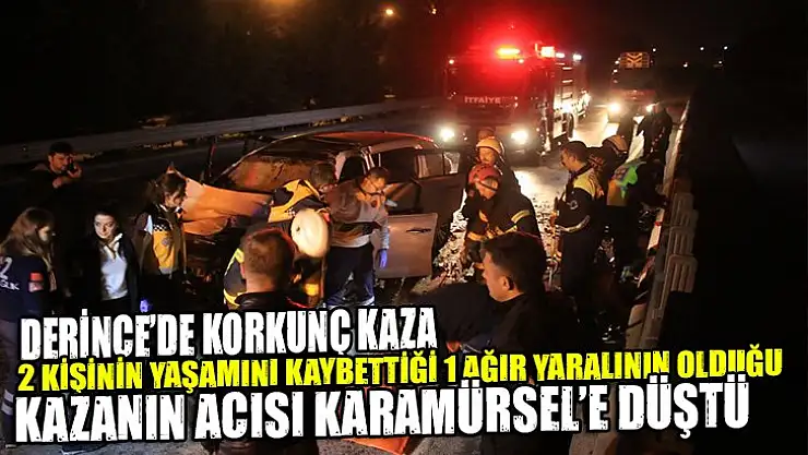 D-100'de feci kaza: Ölü ve yaralılar var!