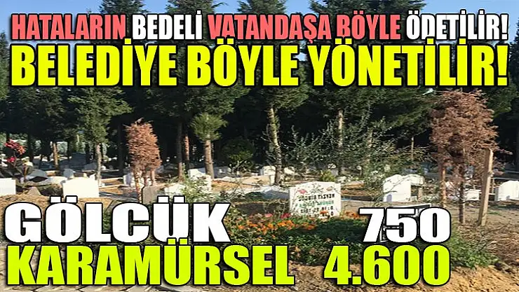 Karamürsel'de mezarlık fiyatları dudak uçuklatıyor!