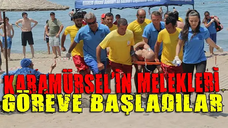 Karamürsel'in melekleri göreve başladı