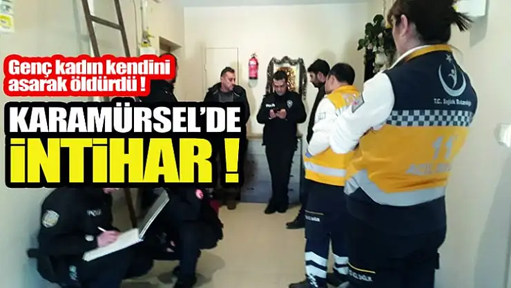 Karamürsel'de İntihar !