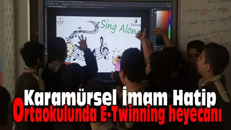 Karamürsel İmam Hatip Ortaokulunda eTwinning heyecanı