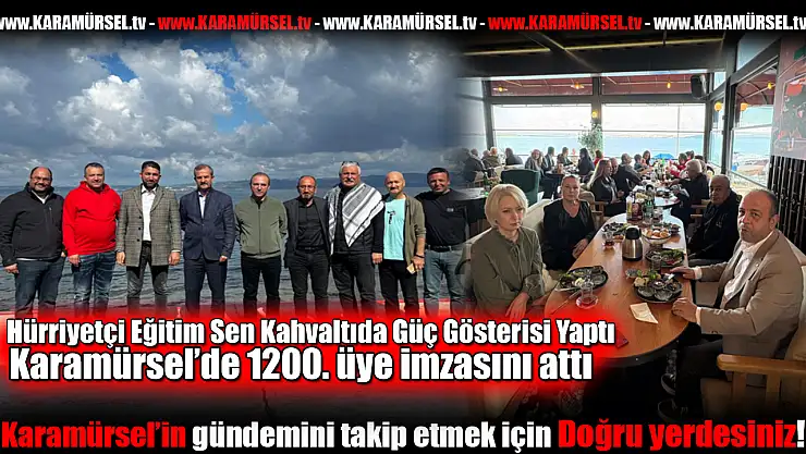 Hürriyetçi Eğitim Sen Kahvaltıda Güç Gösterisi Yaptı