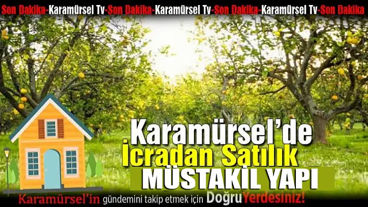 İlçe merkezinde İcradan satılık müstakil yapı