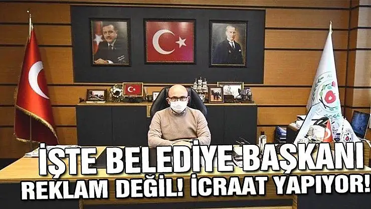 İşte belediye başkanı! İşte icraat! Kapalı olan esnafa can suyu