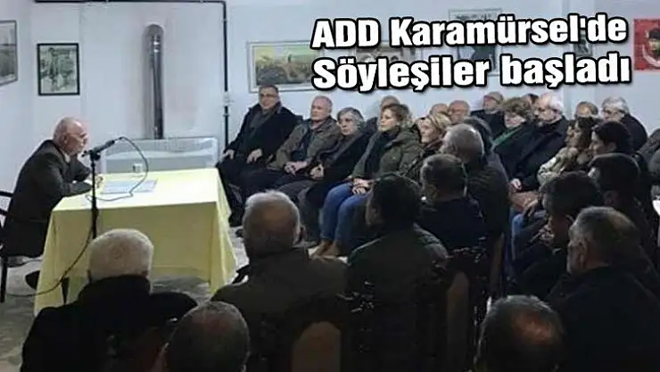 Karamürsel ADD söyleşileri başladı