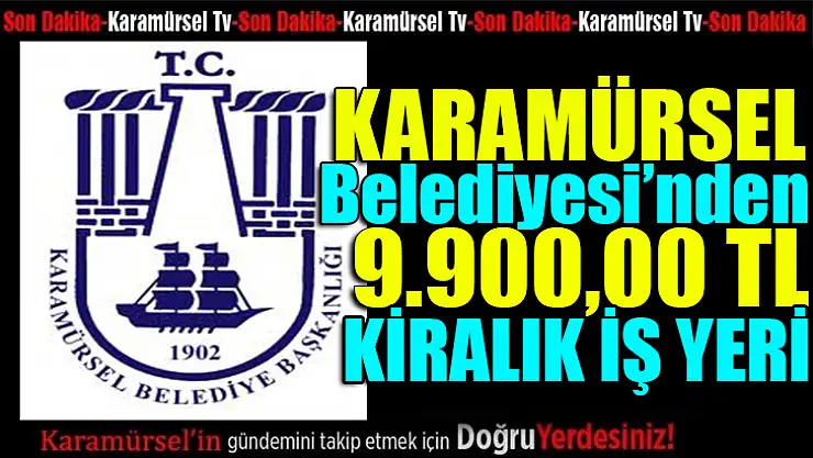 Karamürsel Belediyesi Mülkünü Kiraya Verecek