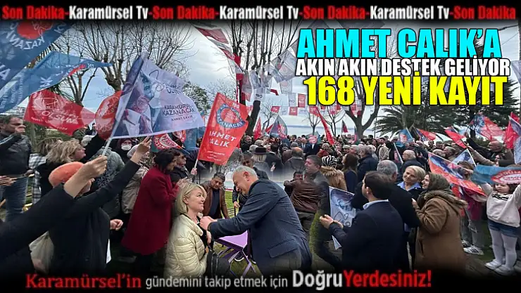 Karamürsel CHP akın akın yeni üye kaydı alıyor