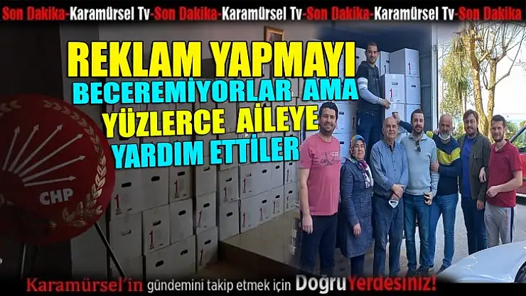 Karamürsel Cumhuriyet Halk Partisi yine gönüllere dokundu