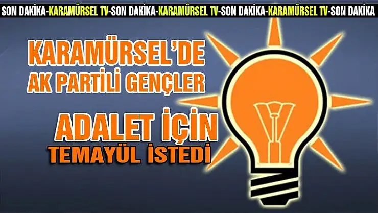 Karamürsel'de Ak Partili gençler temayül istiyor
