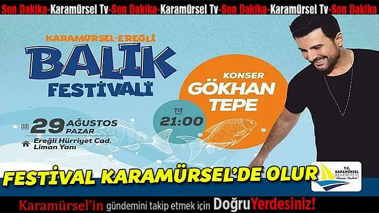 Karamürsel'de balık sezonu muhteşem bir konser ile açılıyor
