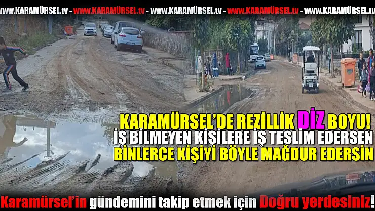 Karamürsel'de İSU Çalışmaları Mahalleliyi Canından Bezdiriyor!
