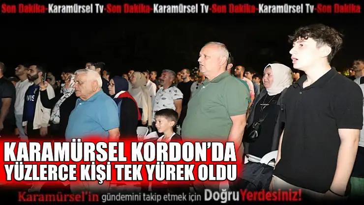Karamürsel'de Maç Coşkusu: Yüzlerce Kişi Tek Yürek Oldu