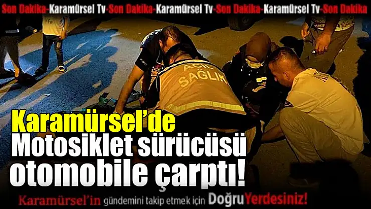 Karamürsel'de Trafik Kazası: Motosiklet Sürücüsü Yaralandı