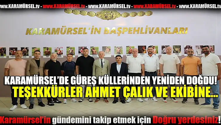 Karamürsel'de yıllar sonra güreş küllerinden yeniden doğdu!